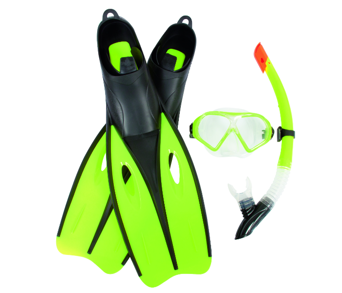 Bestway 25023 Hydro-Pro Dream Diver Snorkel Set -Green - Zoom Image