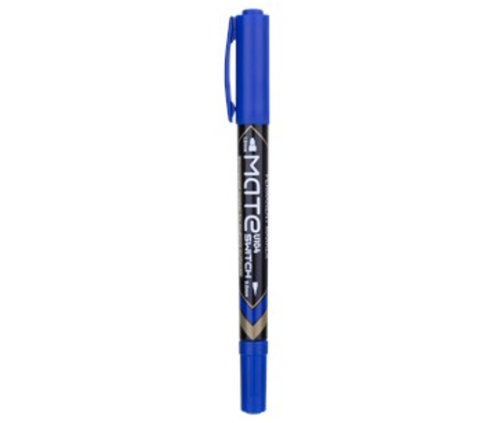 Deli U10430 12 Piece Mate Twin Permanent Marker - Blue - Zoom Image 3