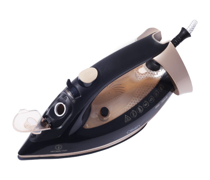 Clikon CK4121 2400 Watts Optimal Steam Iron with Smart Shutoff - Black and Gold - Zoom Image 4