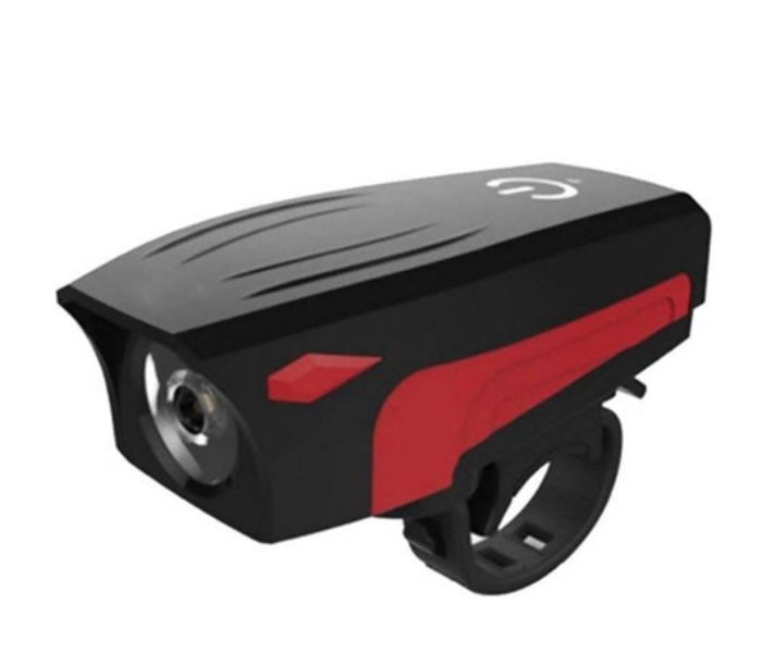 5W Bicycle Light with Waterproof Speaker and Micro USB Charging Port - Red - Zoom Image 1