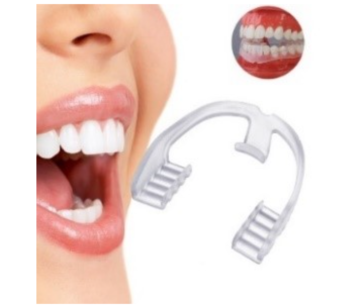 Ha01723 Breath Smoothly Anti Snore Stopper Silicone Mouth Guard Device - Transparent - Zoom Image