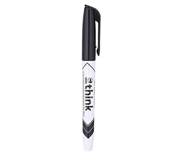 Deli U00620 12 Piece Think Bullet Tip Dry Erase Marker - Black - Zoom Image 2