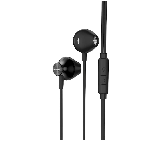 Philips TAUE101BK-00 In-Ear Wired Headphone with Microphone and Clear Bass Sound -Black - Zoom Image 2