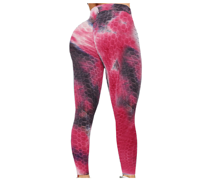 6 Pcs Free Size Hip Lifting Exercise Fitness Running High Waist Leggings for Women - Multicolor - Zoom Image 2