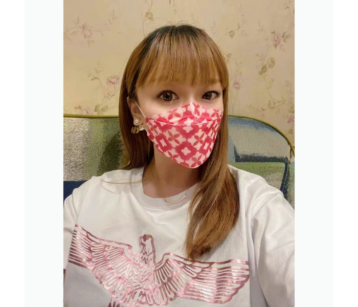 10PCS Mask KF94 Face Mask 3 Layer Non-woven Protection Filter 3D Anti Viral Mask Korean Style - Rainbow Red - Zoom Image