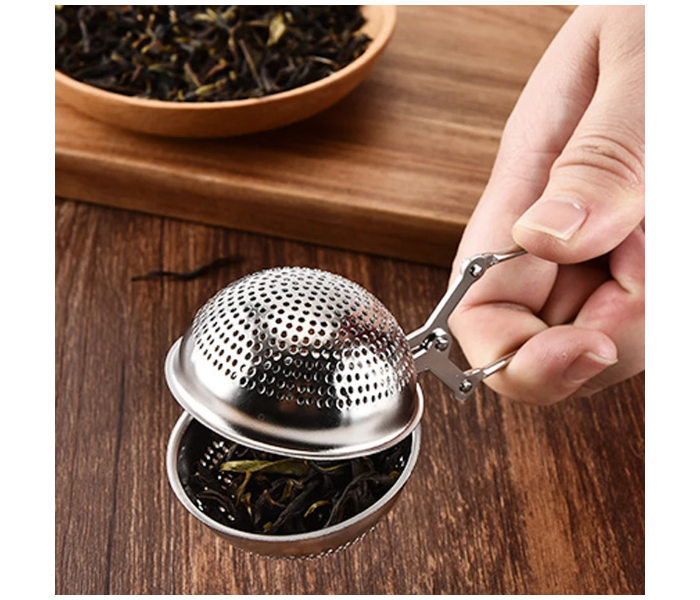 Stainless Steel Reusable Mesh Tea Strainer for Mug Teapot Teaware - Silver - Zoom Image 5