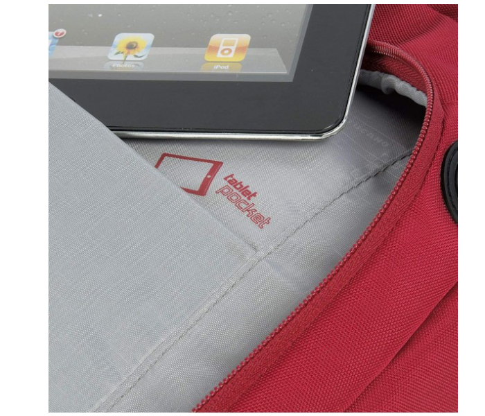 Tucano BLABK-R Lato Durable Backpack for NoteBook 17 Inch MacBook 16 Inch - Red - Zoom Image 8