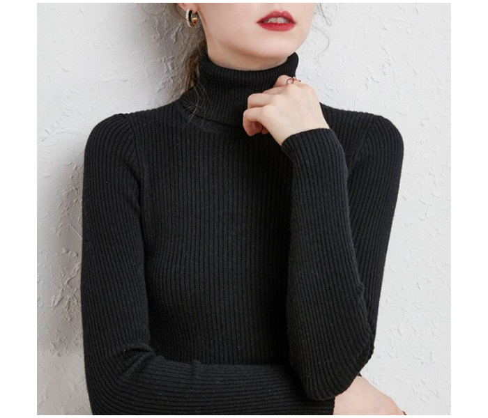 Set of 3 7711 Autumn Turtle Neck Cashmere Winter Pullover Sweaters For Women  - Zoom Image 6