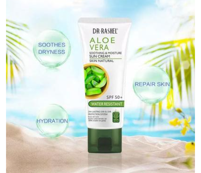 Dr Rashel Aloe Vera Soothing And Moisture Sun Cream 60g For All Skin Type - Zoom Image 1