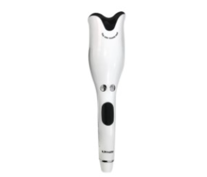 Umate Ceramic Automatic Rotating Hair Curler for Women - White - Zoom Image 3