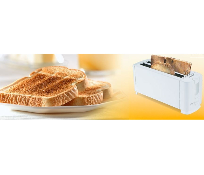 Sanford SF5751BT 1300 Watts Stainless Steel Bread Toaster - White - Zoom Image