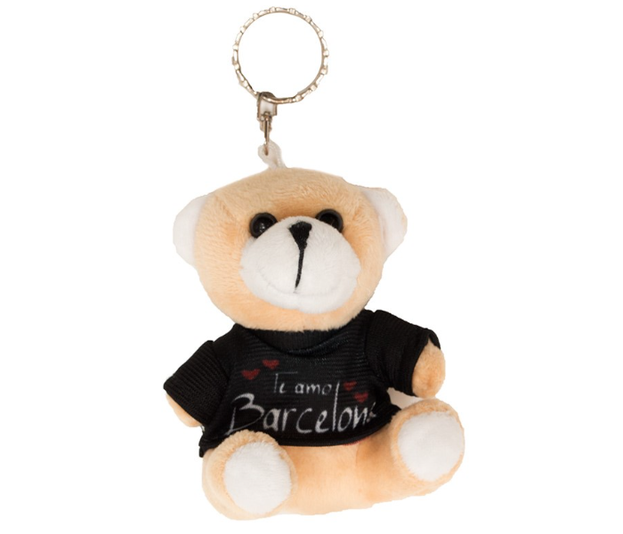 YL181117-15 10CM Teddy Bear Key Ring - Cream - Zoom Image