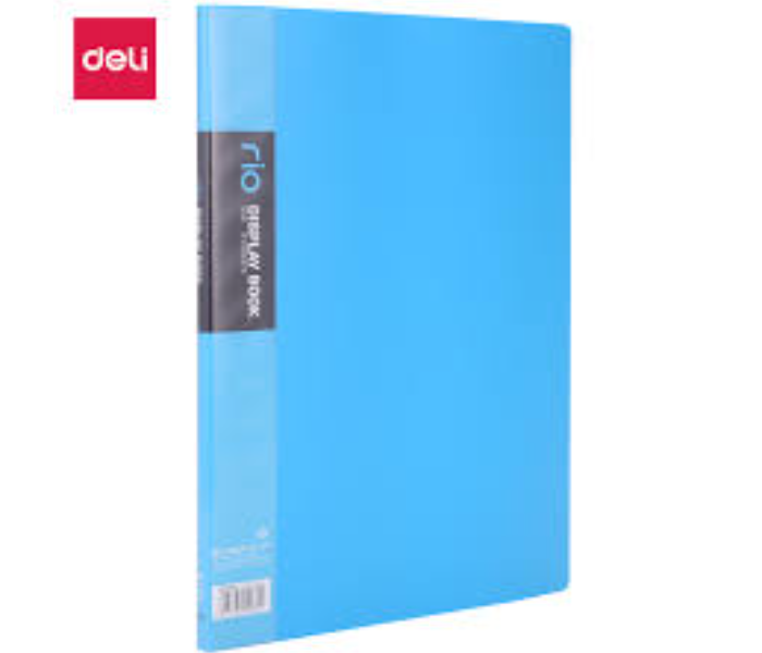 Deli 5033 30 Pockets A4 Paper Display Book - Blue - Zoom Image