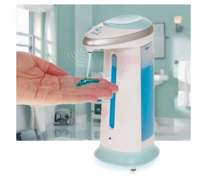 Soap Magic Hand Free Soap Dispenser White/Blue  - Zoom Image 3