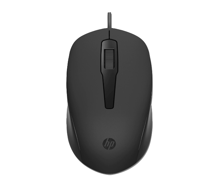 HP 240J6AA 150 1600 DPI Wired Mouse - Black - Zoom Image 1