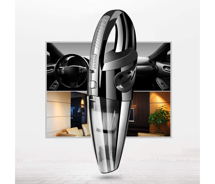 Rechargeable Wireless Handheld Car Vacuum Cleaner With Usb Port - Black - Zoom Image 3