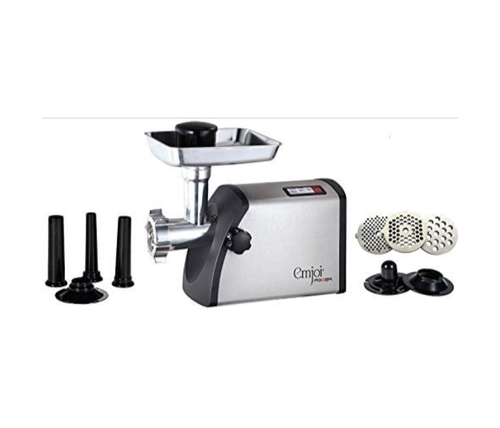 Emjoi UEMG-375 1800W Stainless Steel Meat Grinder -Silver and Black - Zoom Image 1