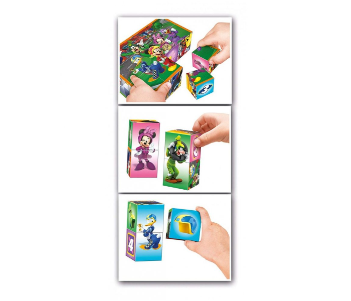 Multi 12Pieces Play Cubes Disney Mickey Activity Puzzle For Kids - Zoom Image 4