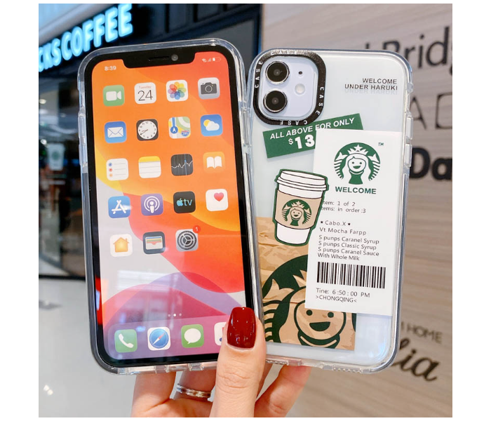 Lab 6 LBSB006 Star Bucks Iphone X Mobile Case - Transparent - Zoom Image 3