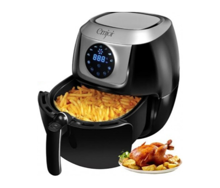 Emjoi UEAF-05LT 1800Watts 5.5 Liter Oil Free Air Fryer with Cool Touch Housing -Black - Zoom Image 2