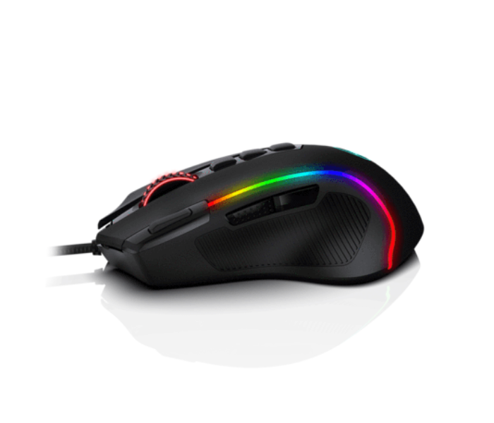 Redragon M612-RGB 8000 DPI Wired Predator RGB Optical Gaming Mouse with Programmable Buttons and Backlit Modes - Black - Zoom Image 4