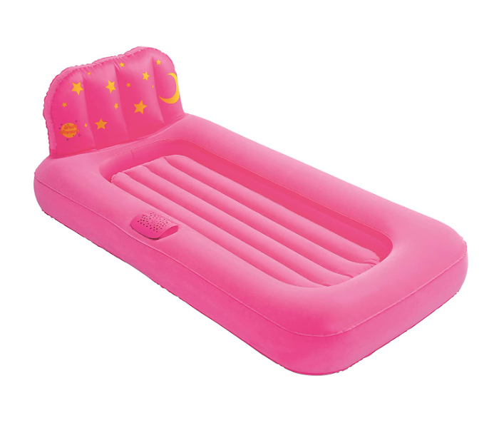 Bestway 67496 1.32M X 76Cm X 46Cm Single Air Mattress For Kids -Pink - Zoom Image 1