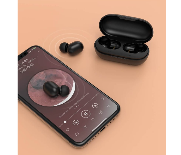 Haylou GT1 TWS Bluetooth Earbuds - Black - Zoom Image 4