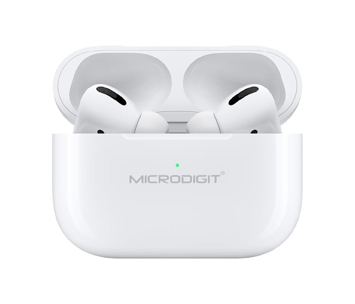 Microdigit DE344EP Royale Series Wonderful Dezire Wireless Earplug Pro -White - Zoom Image 2