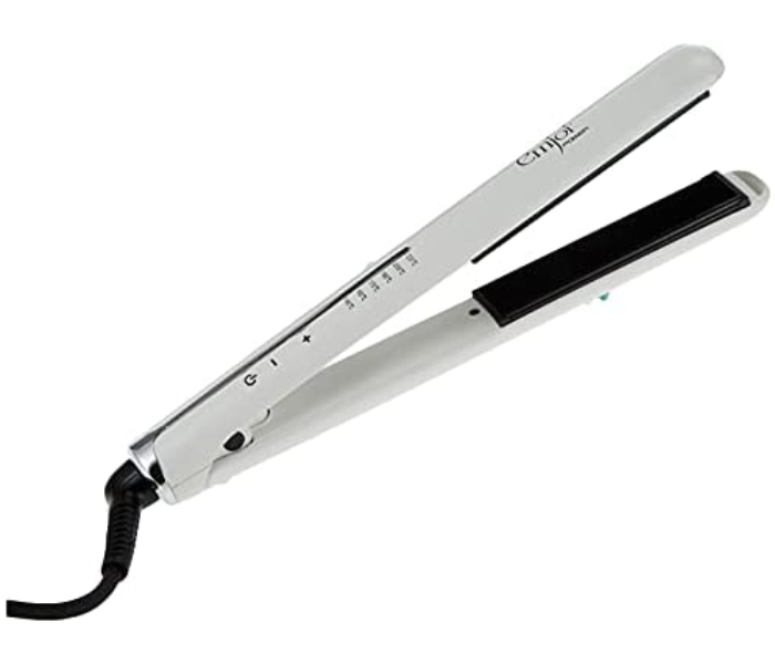 Emjoi UEHS-455 55Watts LCD Ceramic Hair Straightener -White - Zoom Image 2