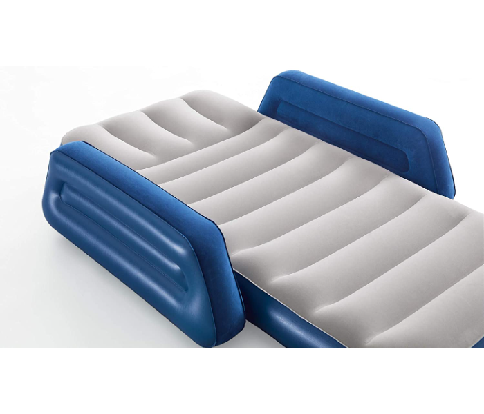 Bestway 67602 1.45M X 76Cm X 18Cm Air Single Mattress With Arm Rest -Blue - Zoom Image 2