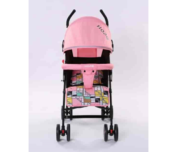 HP-3111QH Foldable Baby Stroller with Adjustable Push Handlebar - Pink - Zoom Image