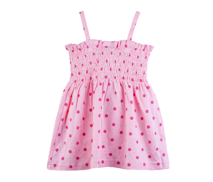 Popees Nuvo Comfortable Sleeveless Frock with Trousers for 2 Years Babies - Pink - Zoom Image 2