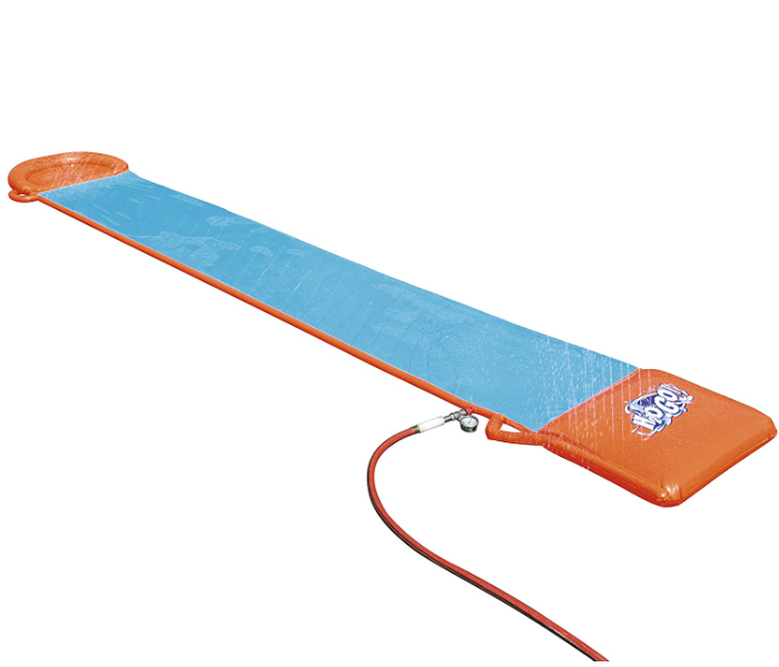 Bestway 52247 18 Inch H2Ogo Aqua Ramp Single Slide -Blue And Orange - Zoom Image 1