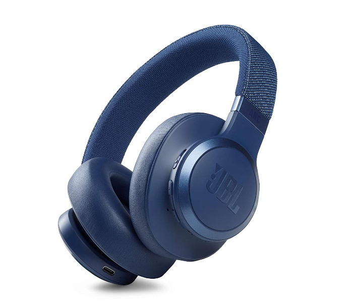 JBL Live 660NC Wireless over-ear NC Headphones - Blue - Zoom Image 3