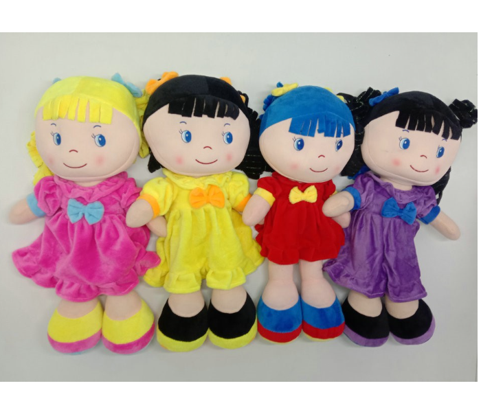 YD180307-30 40CM 4 Piece Soft Dolls for Kids - Multicolour - Zoom Image