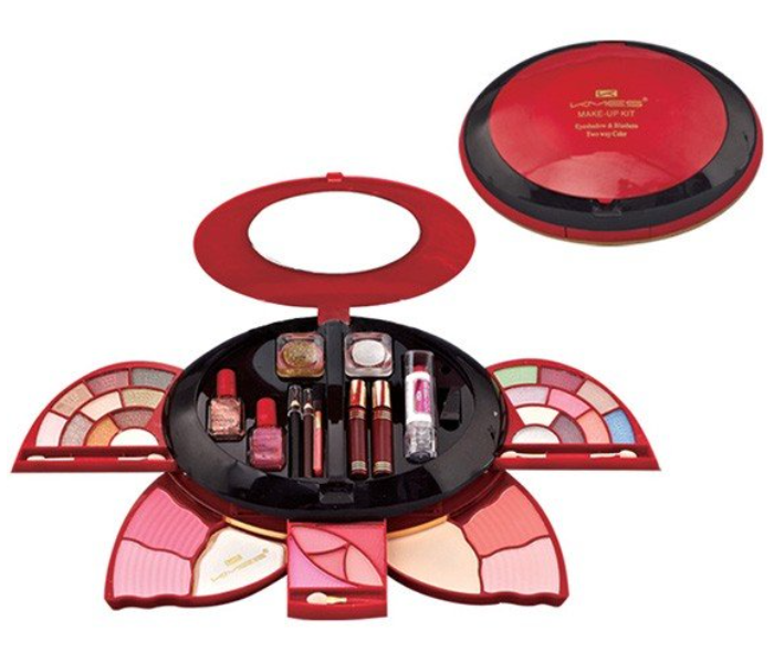 Kmes C-918 Butterfly Design Makeup Kit - Black and Red - Zoom Image 2