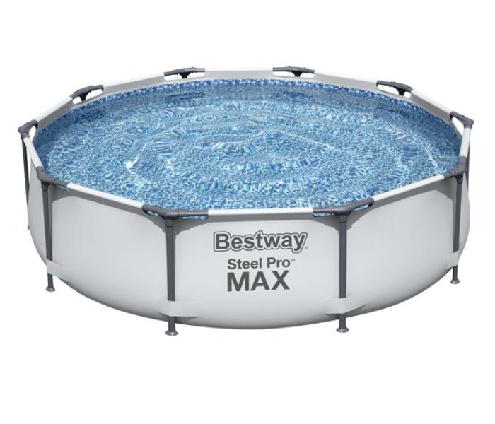 Bestway 56408 3.05m x 76cm Above Ground Round Framed Pool -White - Zoom Image 1