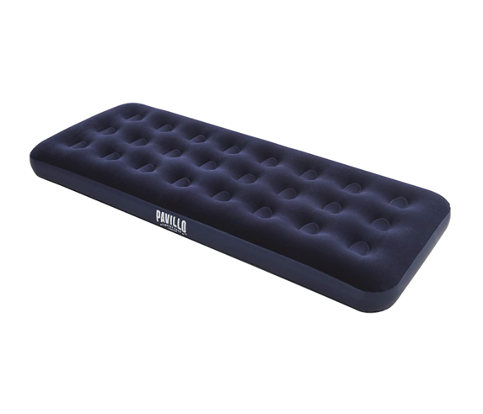 Bestway 67000 Pavillo 1.85M X 76Cm X 22Cm Flocked Inflatable Mattress Cushion Air Bed -Navy Blue - Zoom Image 1