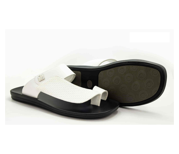 Odyssey 1288-20 43 EU Flat Sandal for Men - Black and White - Zoom Image