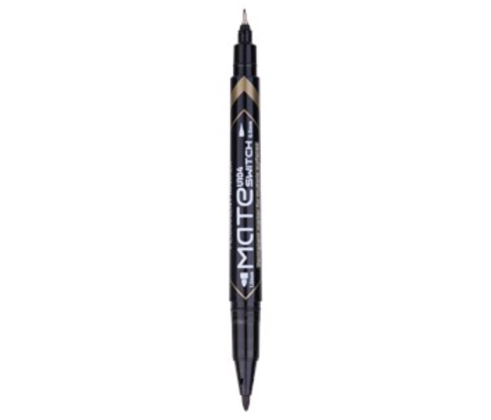 Deli U10420 12 Piece Mate Twin Permanent Marker - Black - Zoom Image 3