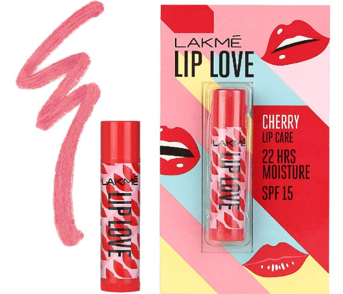 Lakme 4.5 gram Lip Love Moisturizing Cherry Lip Balm with SPF 15 - Zoom Image 3