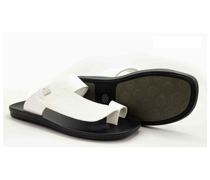 Odyssey 1288-20 45 EU Flat Sandal for Men - Black and White - Zoom Image