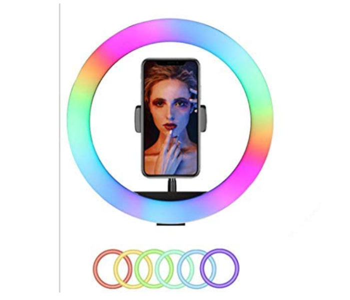 RGB LED MJ26 10.2inch RGB Multi Color Soft Ring Light - Zoom Image 3