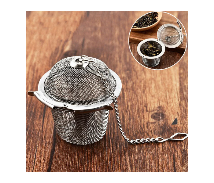 Stainless Steel Reusable Mesh Tea Strainer for Mug Teapot Teaware - Silver - Zoom Image 3