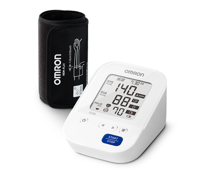 Omron Hem-7156 Automatic Upper Arm Blood Pressure Monitor - White - Zoom Image