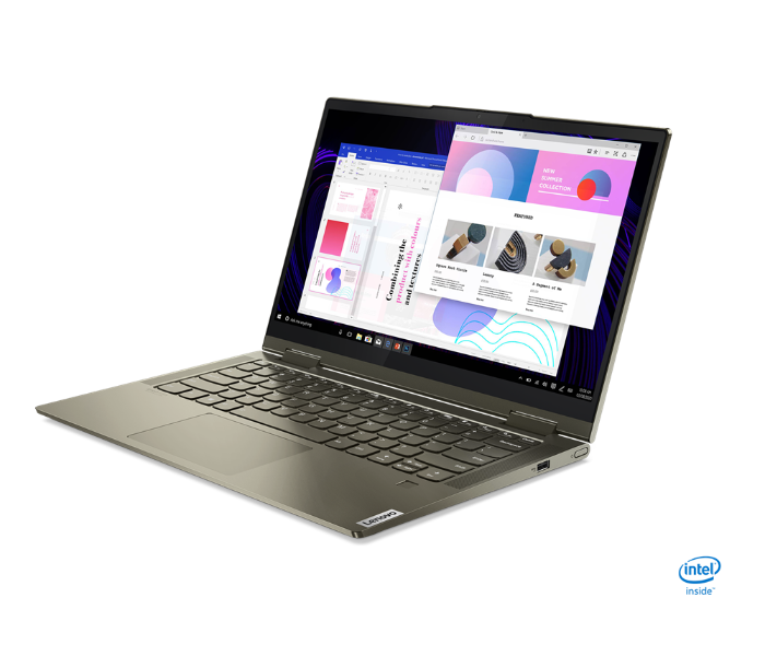 Lenovo IdeaPad Yoga 7 82BH00M9AX 14Inch Intel Core i7 16GB RAM 1TB SSD Windows 11 - Grey - Zoom Image 1