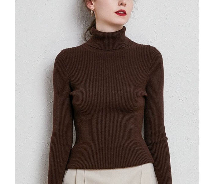 Set of 3 7711 Autumn Turtle Neck Cashmere Winter Pullover Sweaters For Women  - Zoom Image 5