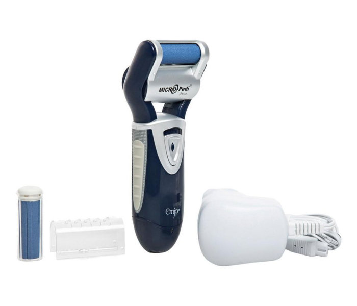 Emjoi AP-3RPA Micropedi Callus Remover with High Speed 360 Degree Rotation -Blue and Silver - Zoom Image