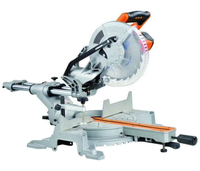 Hoteche 2000 Watts 255mm Miter Saw with Laser - Silver - Zoom Image