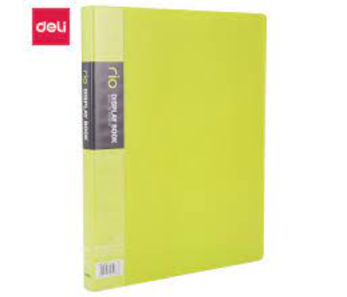 Deli 5033 30 Pockets A4 Paper Display Book - Green - Zoom Image